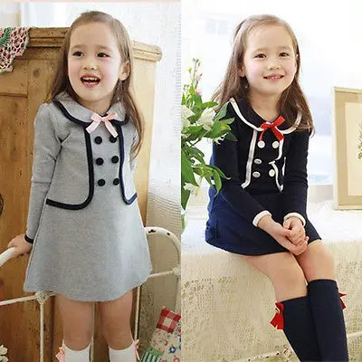 2016 Summer Baby Kids Girls Party Wedding Striped Bowknot Gown font b Fancy b font font