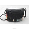 rainbow canvas print lid cross body bag, leather vintage shoulder bag,fashion belt woman hand bag