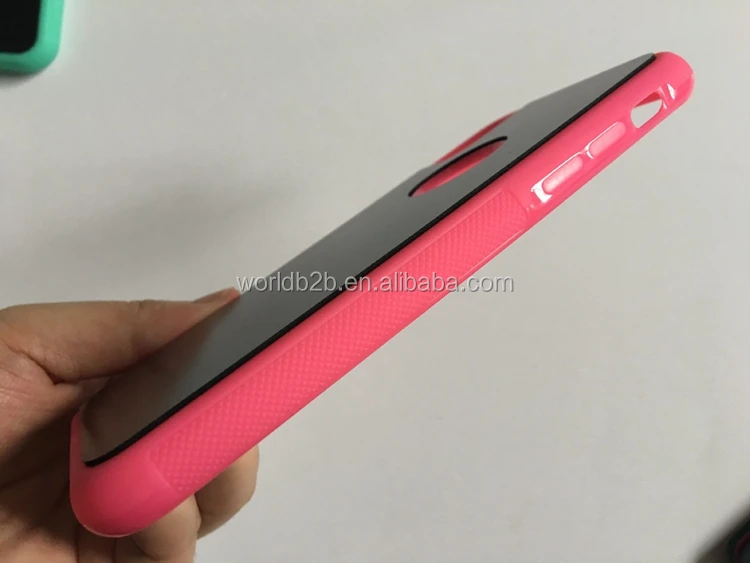 Magical Nano Sticky Anti Gravity Phone Case for iPhone Xs with Dust-proof Sticker