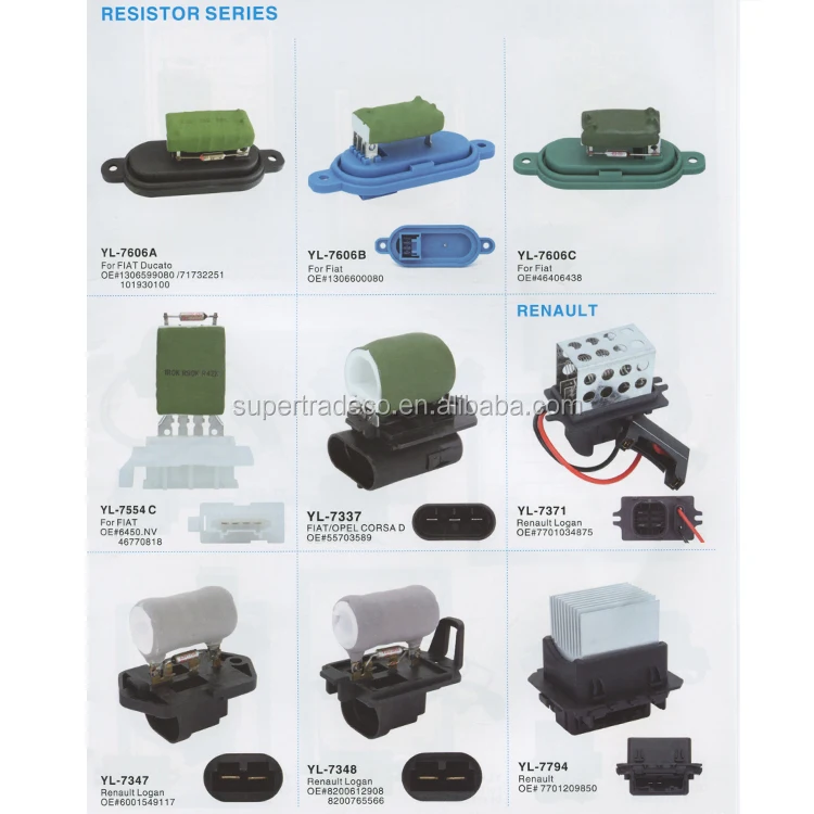 A0018216960 High Quality Car Air Conditioning Resistor For Mercedes