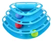 Amazing Roller Cat Toy Interactive Fun With 3-Level Tower Ball Track Kitty Teaser Toy