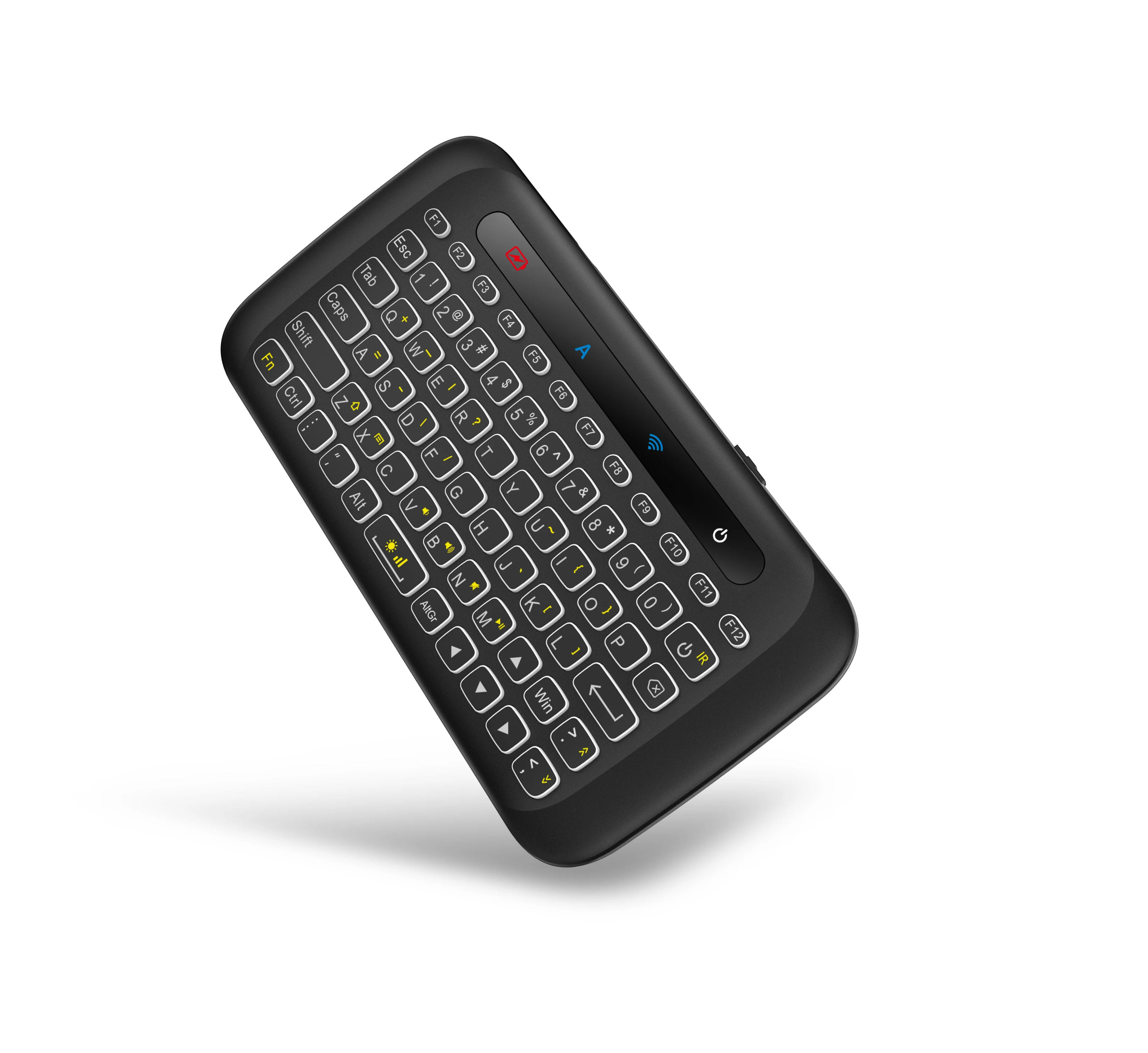 2018 Hot sales H20 fly mouse mini keyboard  for android tv full touch screen keyboard wireless air fly mouse