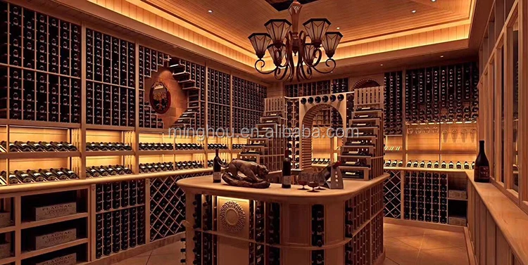 Offer customized design racks for wine cellar cabinet and wine stand (11)