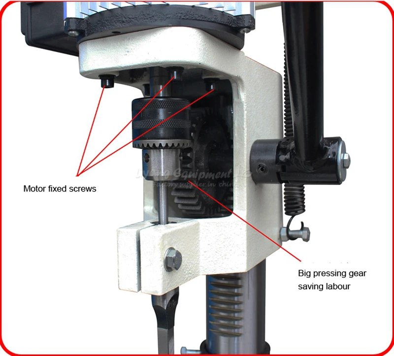 Woodworking Mortising Machine 750w Cutting Drilling Hole Tenon 615mm