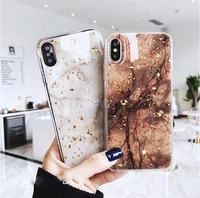 

Bling Bling Fashion Gold Marble Tpu Mobile Phone Case For Iphone X