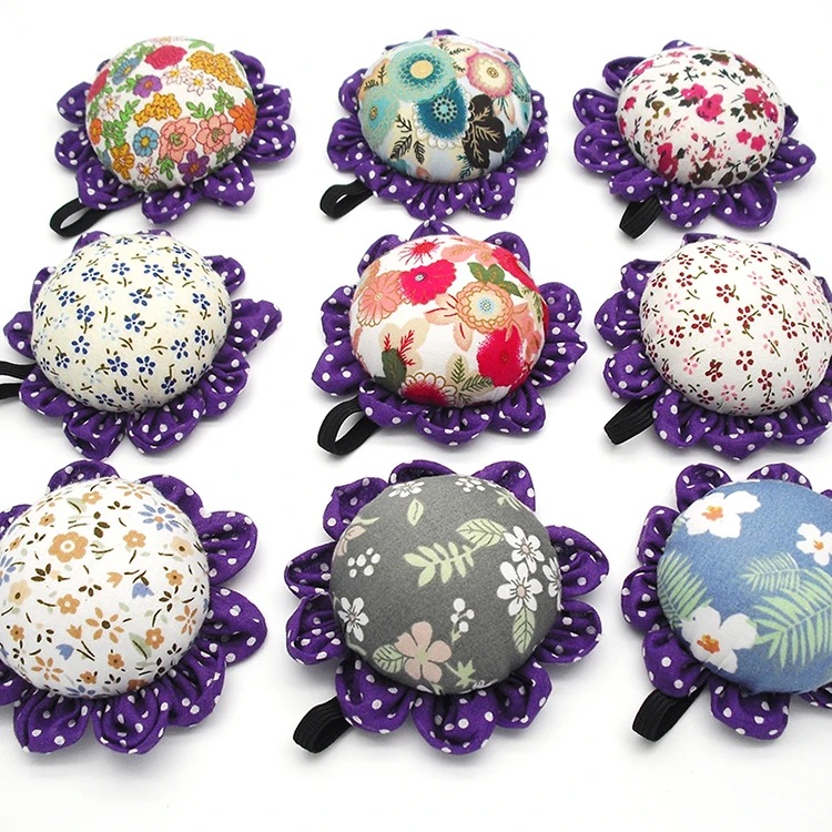 

Free shipping Elastic Wrist Belt Pin Cushion Handcraft E162, Violet