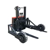 Off-road Driving Cross-country Electric Pallet Truck Mini Rough All Terrain Electric Stacker Pallet Truck with Big Wheel