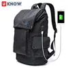 China manufacturer men 40L backpack laptop bag computer with external USB interface