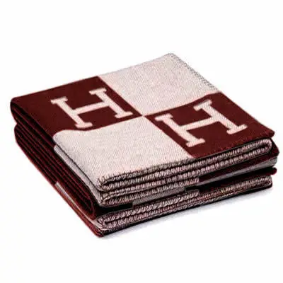 

BT076 Warm soft custom cashmere blanket for autumn and winter, As photo