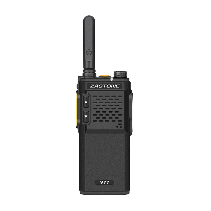 

Zastone V77 Portable UHF 16CH Mini Walkie Talkie, Black