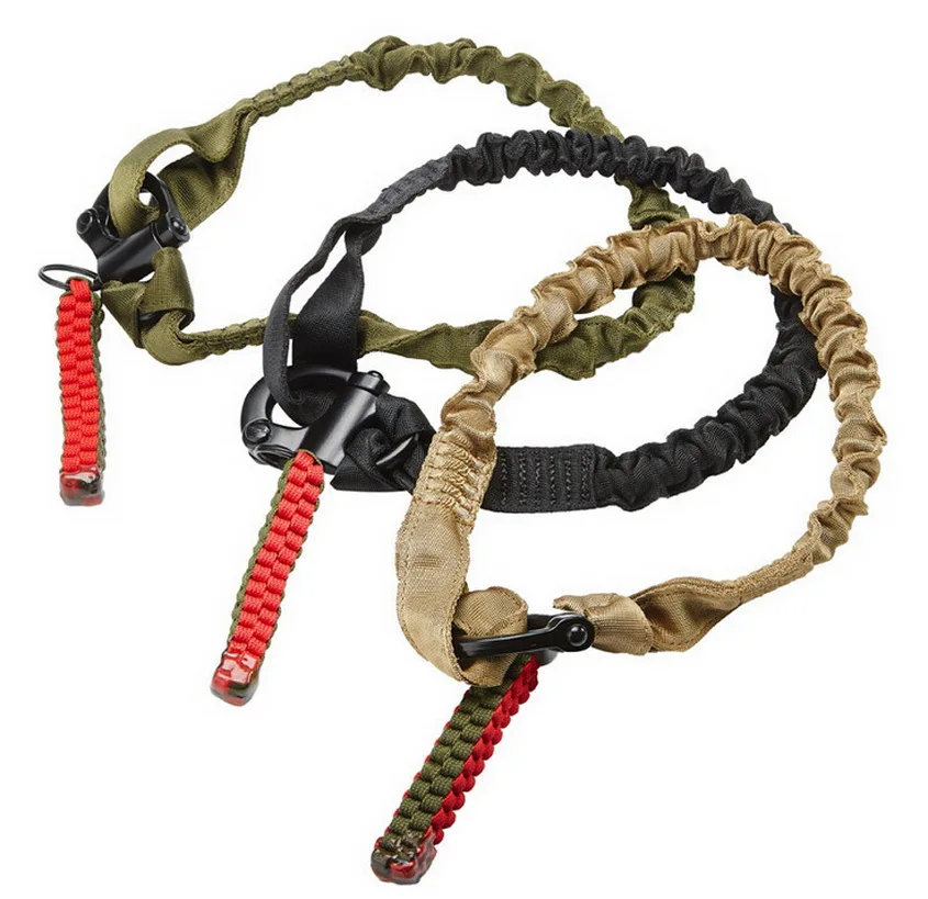 

Tactical Gun Sling Military Adjustable Bungee Rifle gun Sling Outdoor Hunting Weapon Sling, Black,green,tan