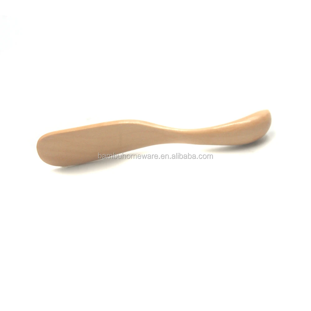 Novelty Eco Friendly Cheese Knives Small Butter Knife Reusable Wooden Butter Knife