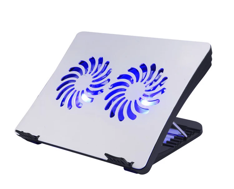 

height adjustable aluminum 17inch notebook cooling pad with fans and 4 usb 2.0 hub