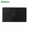 120*72 Tempered Glass Sensitive Smart Home Wall Light Touch Switch 220V Touchscreen Switch