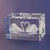Hot Sale Fashion Crystal Wedding Gift,3d Laser Engraving Crystal Cube