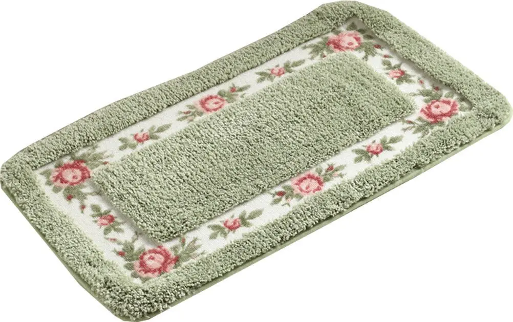 Buy Rural Cute Rose Pattern Bedroom Carpet Floral Carpet ...