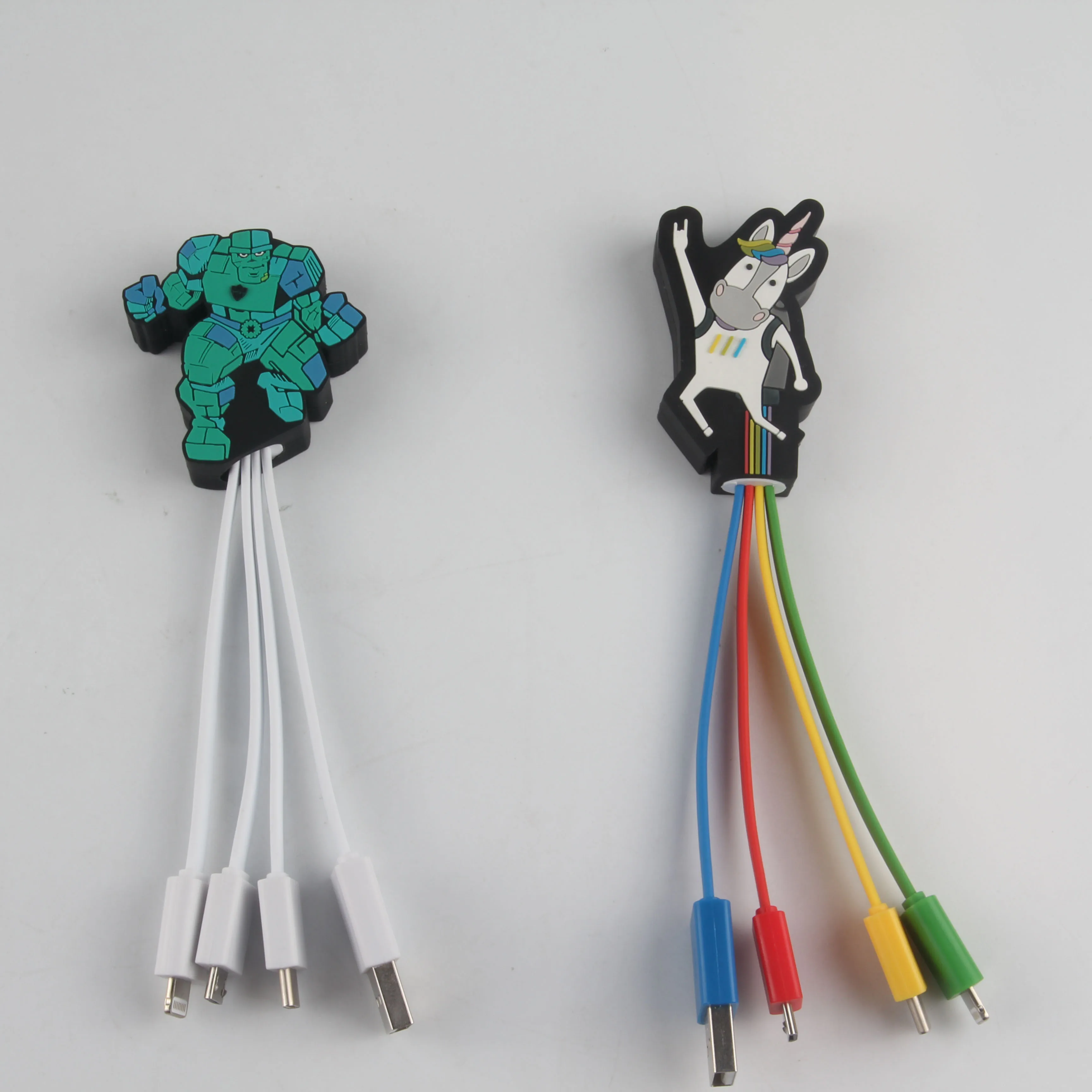 

Promotion Custom PVC cable cow shape charging cable for corporate gifts and giveaways, 16 kinds of color to choose