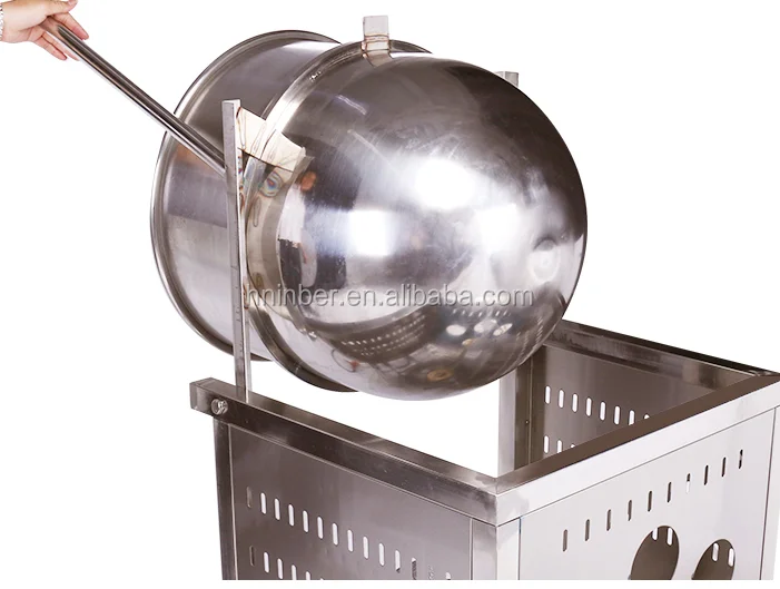 China Stainless Steel Commercial Caramel Kettle Corn Popcorn Machine