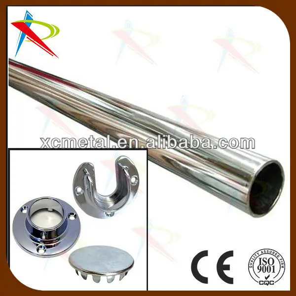 Elegant Stainless Steel Metal Closet Pole Closet Rod Buy Steel