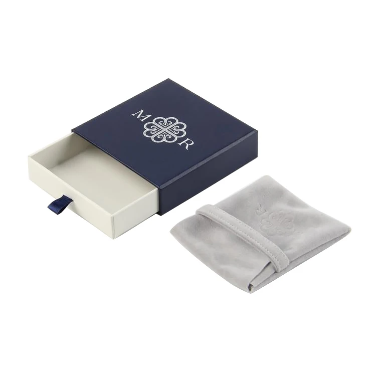 
2019 Drawer shape custom paper small jewelry packaging box for bracelet 