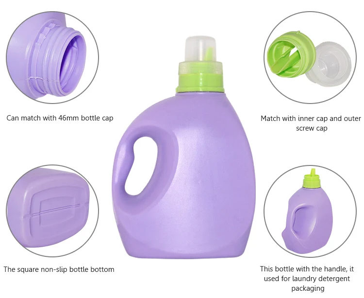 Wholesale 1000ml 1300ml Hdpe Plastic Liquid Laundry Detergent Bottle With Screw Cap Buy