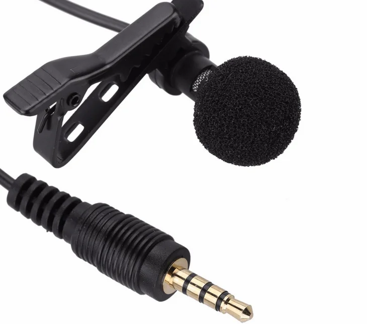 BN140  Free Sample Professional mini collar lavalier lapel microphone tie clip microphone