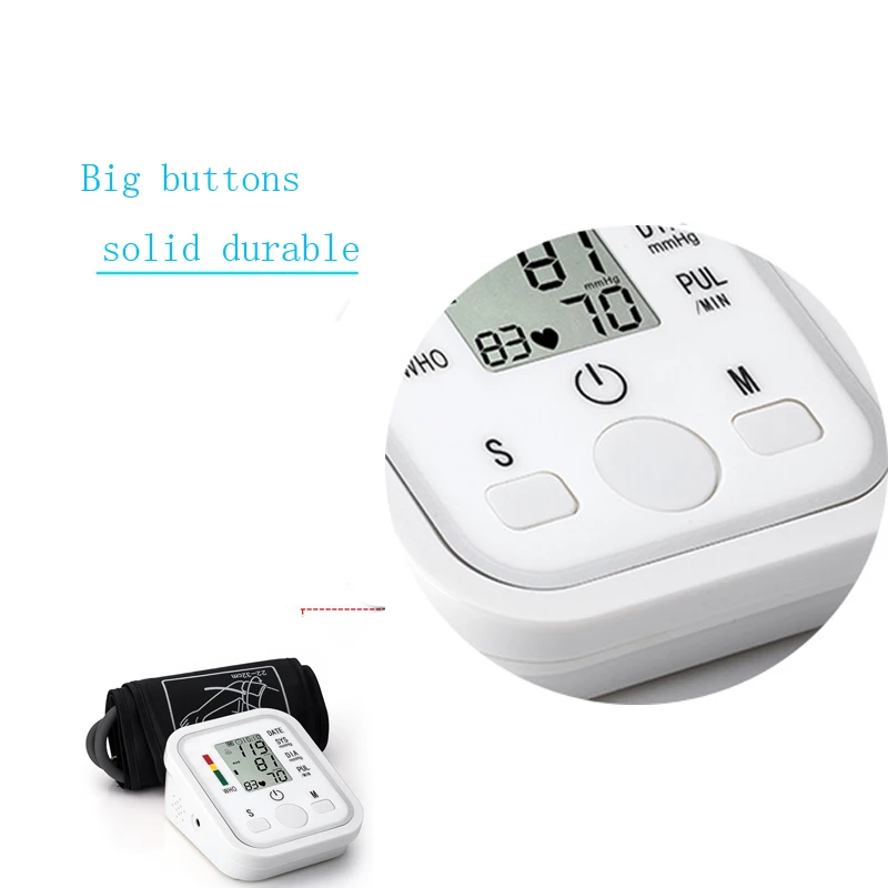 MK-B869 Hot Selling finger blood pressure /blood monitor pressure upper arm