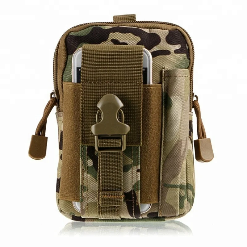 

High Quality Waterproof Casual Waist Pack Small Funny Pack Belt Bag Oxford Cloth Phone Pouch Work Bags Army Military Waist Bags, Mix colors