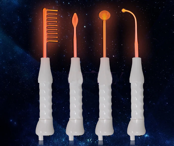 Home Use High Frequency Microcurrent Hair Growth Ozone Wand Facial