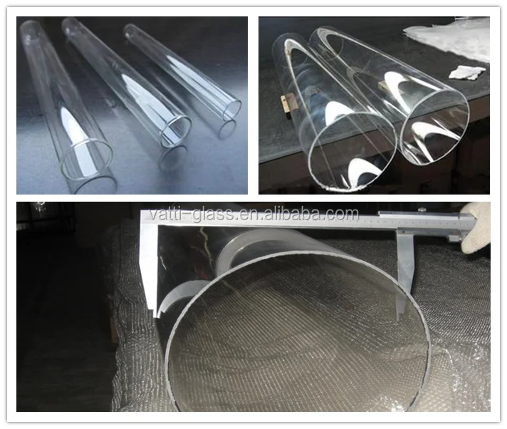 High Light Transmittance 92 99.5 Circular Transparent Uv Quartz Glass