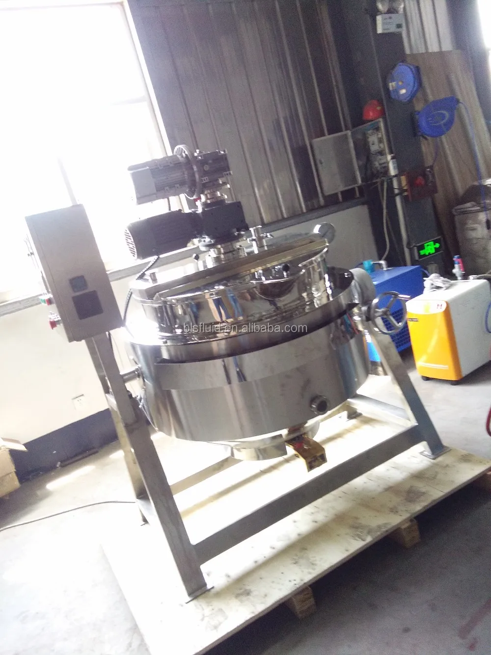 Food Processing Application Boiling Machine Stainless Steel Soup Gas