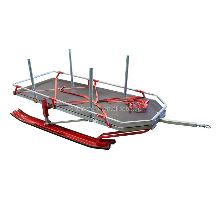 200kgs Max Load Quad Log Sled/ Timber Transport Sled Skis/ Tractor Snow