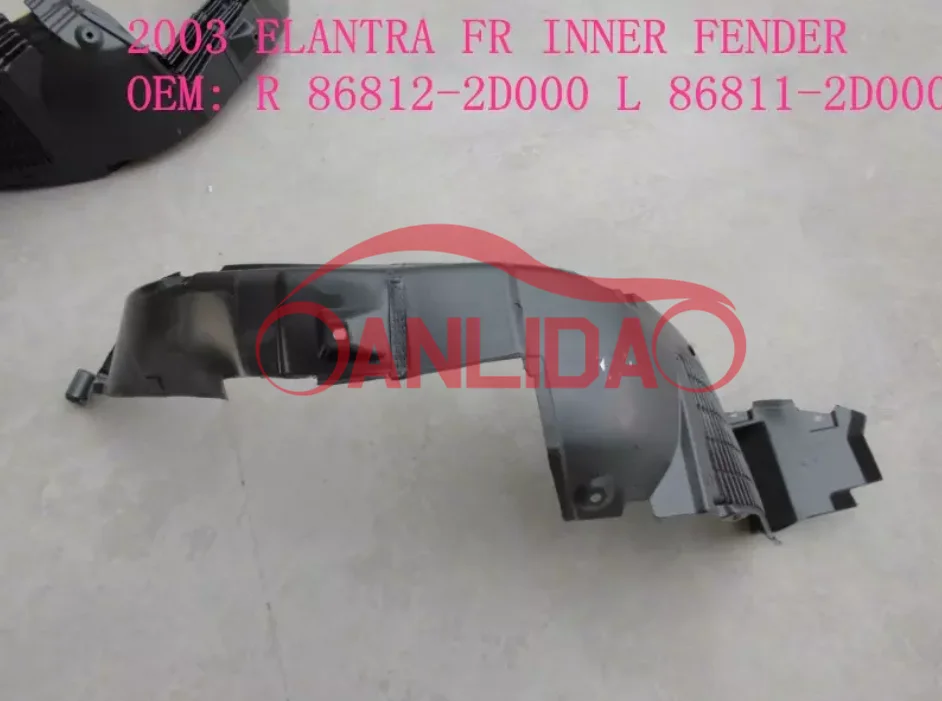 Inner Fender Inner Lining Fender Lining For Elantra 2016 2019 86811