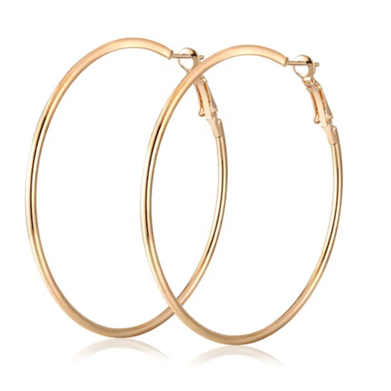 

Promotion gold silver fashion hoops earrings 925 for women
