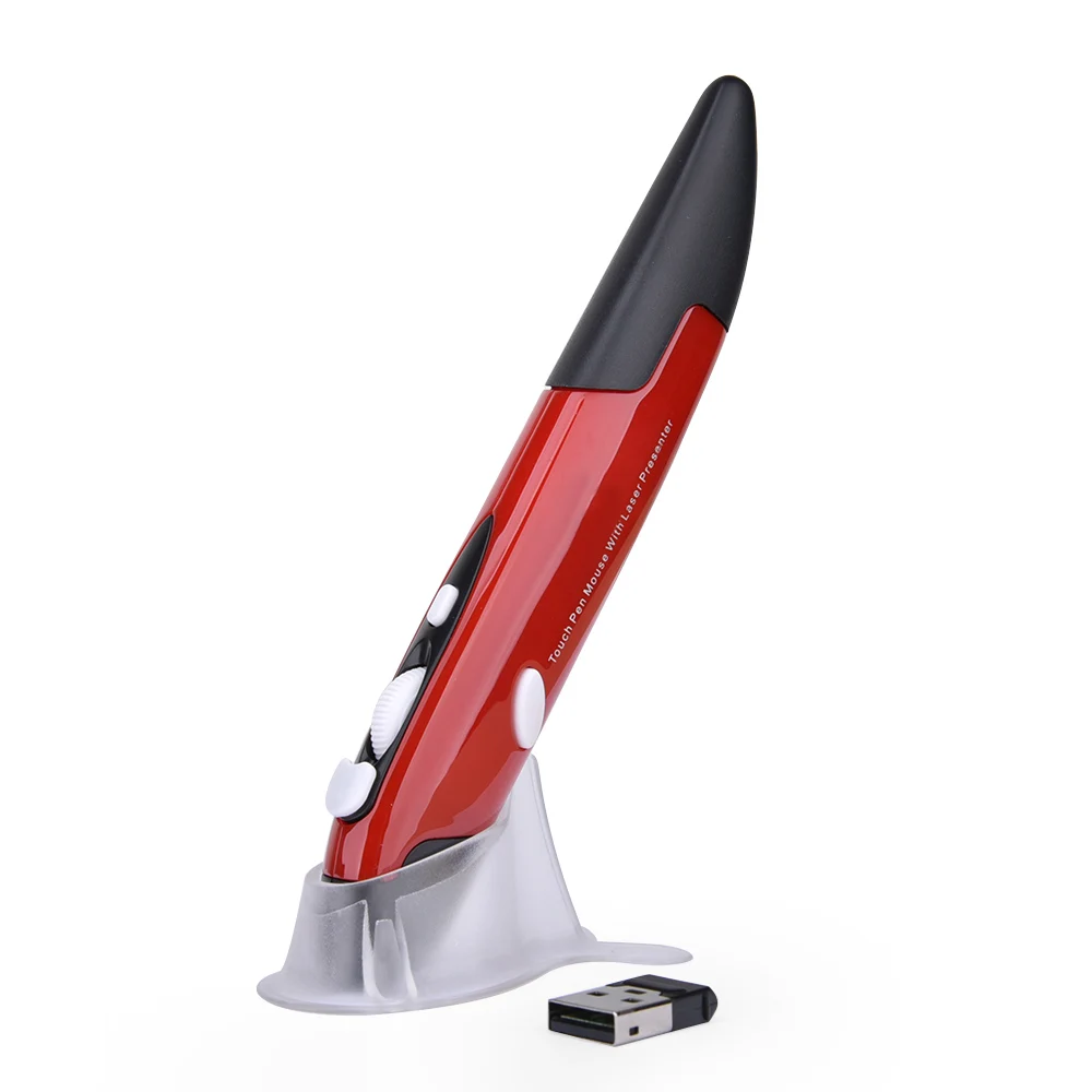 

Computer Style and Laptop Application Wireless Pen mouse, Black,red,blue,grey