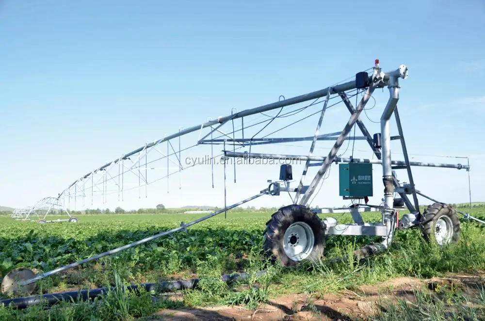 Lateral Linear Move Irrigation System Of Two Wheels And Four Wheels/small Farm Irrigation