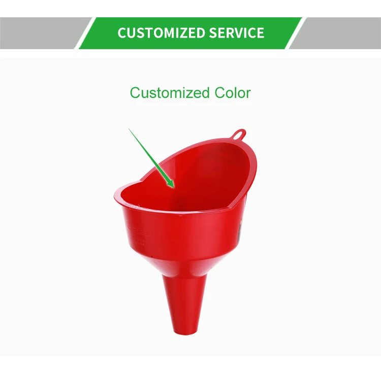 All Purpose Widemouth Plastic Funnel Set For Quick And Clean