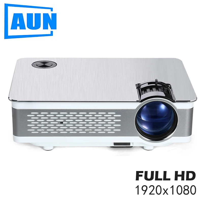 

AUN Full HD Projector. AKEY5 UP. Support 4K Smart Beamer Android 6.0 OS. 1920*1080P, Home Theater