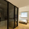 High quality custom 3 door shelving system wardrobe