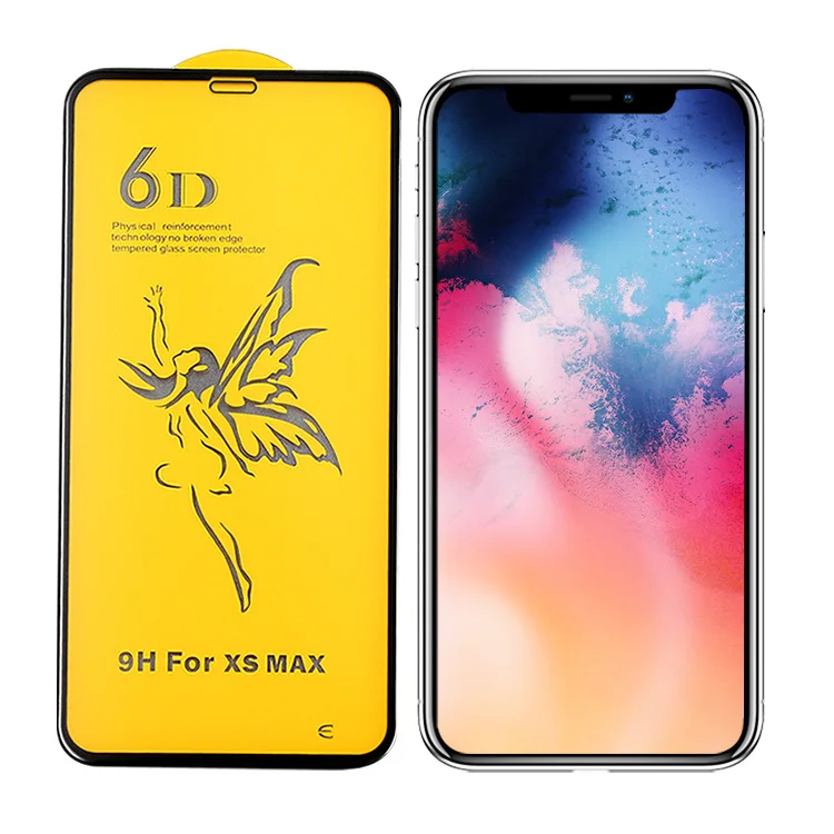 

for iPhone XS MAX Screen Protector Phone 6D Tempered Glass, Clear
