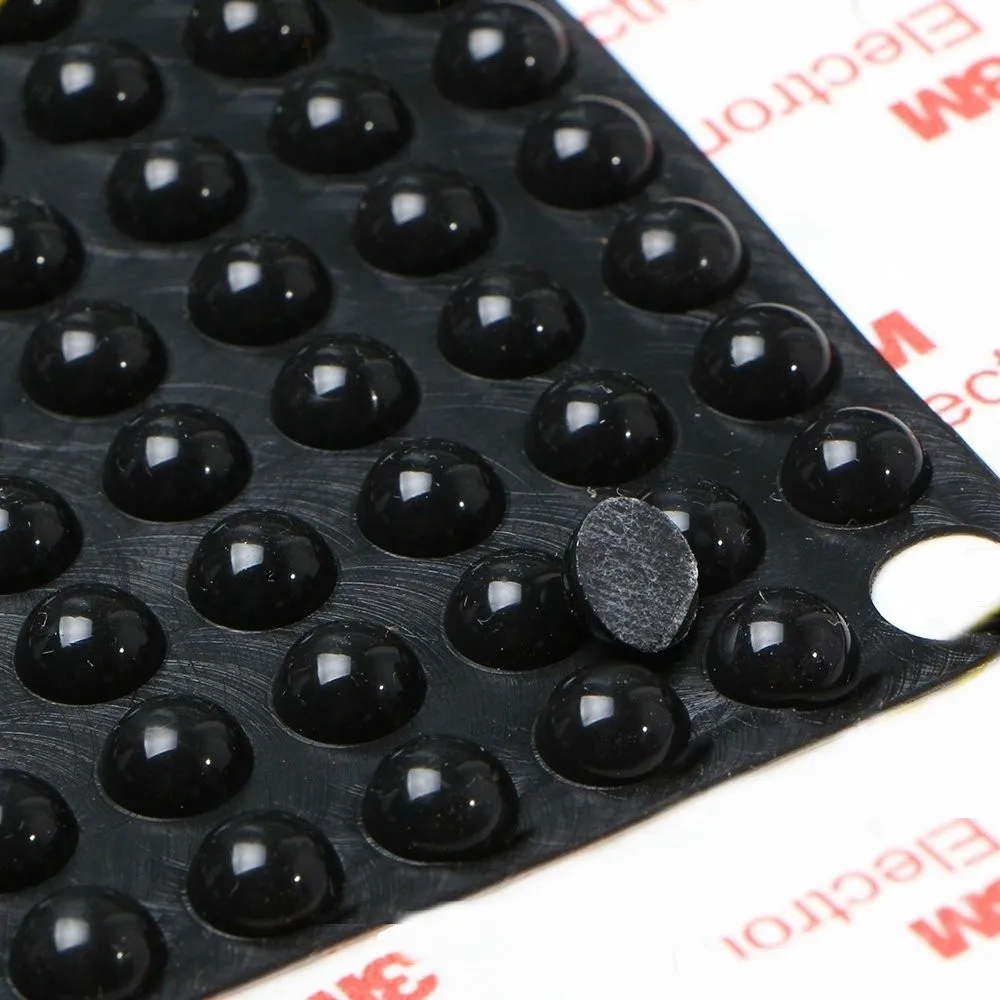 12.7*12.7*3mm Special Self Adhesive Transparent Anti Slip Bumpers