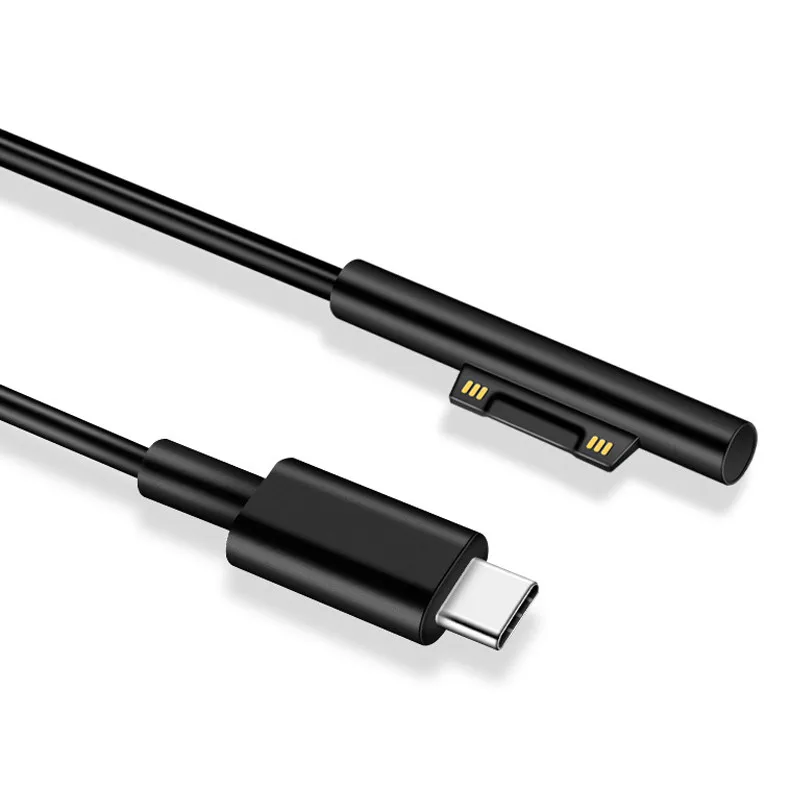 15V Surface Connect to USB C Charging Cable For Surface Pro 3 4 5 6 Go Book