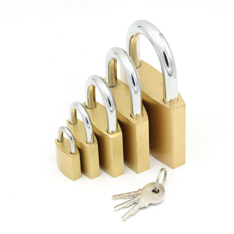 
Yiwu Supplier Cheap Imitate Brass Padlock Size 20 25 32 38 50 63 75mm 
