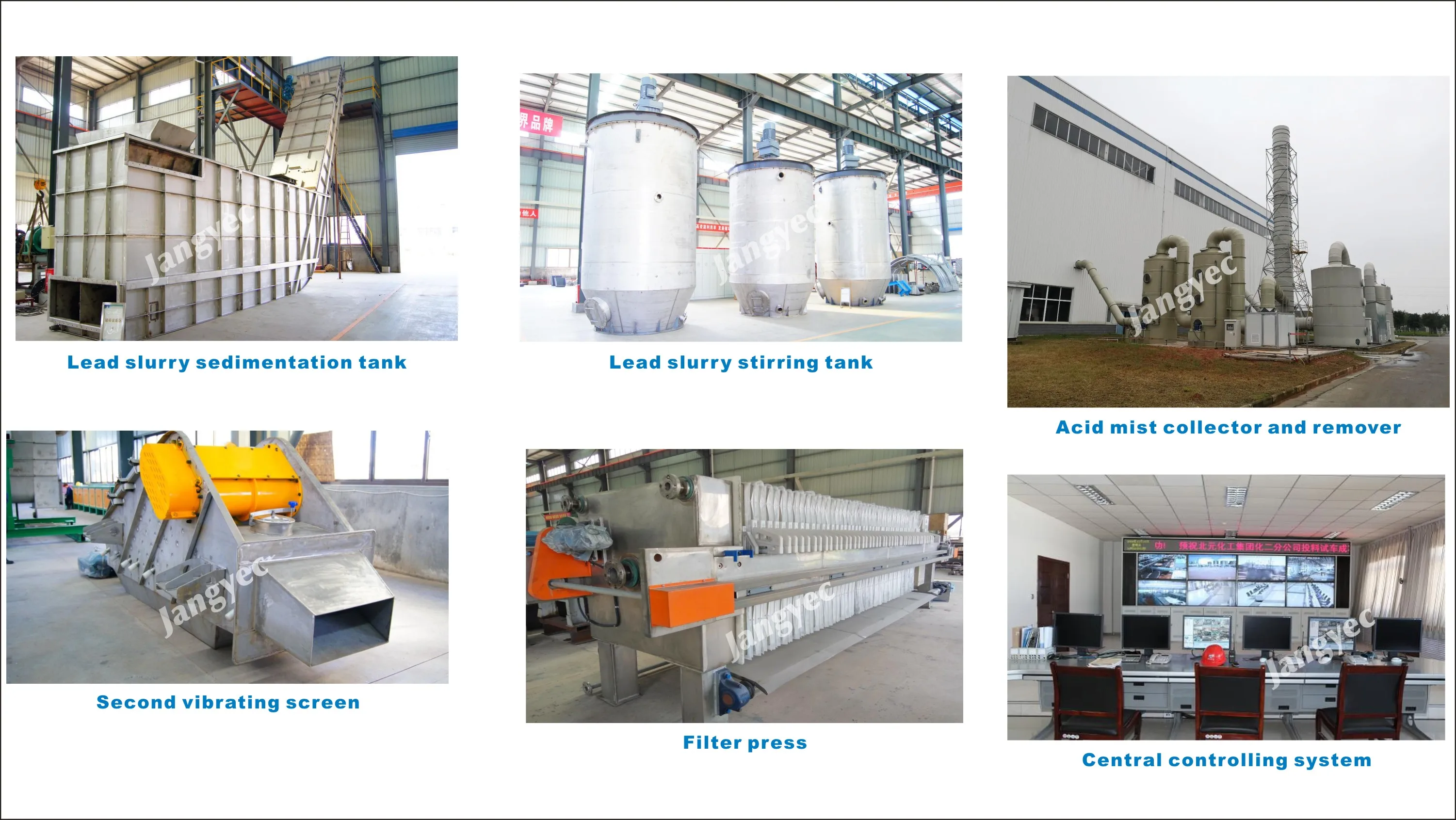 Car Lead Acid Battery Breaking And Separation Machine Recycle Plant
