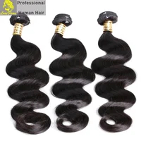 

Vendors wholesale 3 bundles grade 10a virgin body wave cheap brazilian hair weave with closure