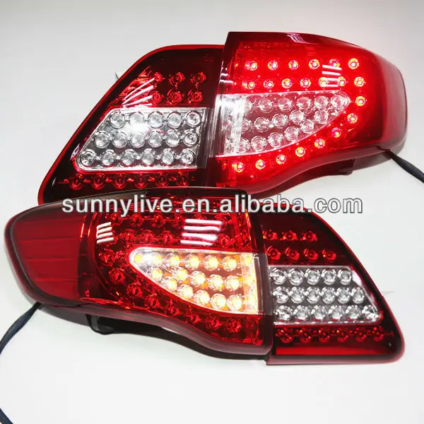 Corolla Altis For Toyota Led Tail Lamp 2008 2010 Red White Color