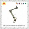 Double-action black japanned scissor hinge