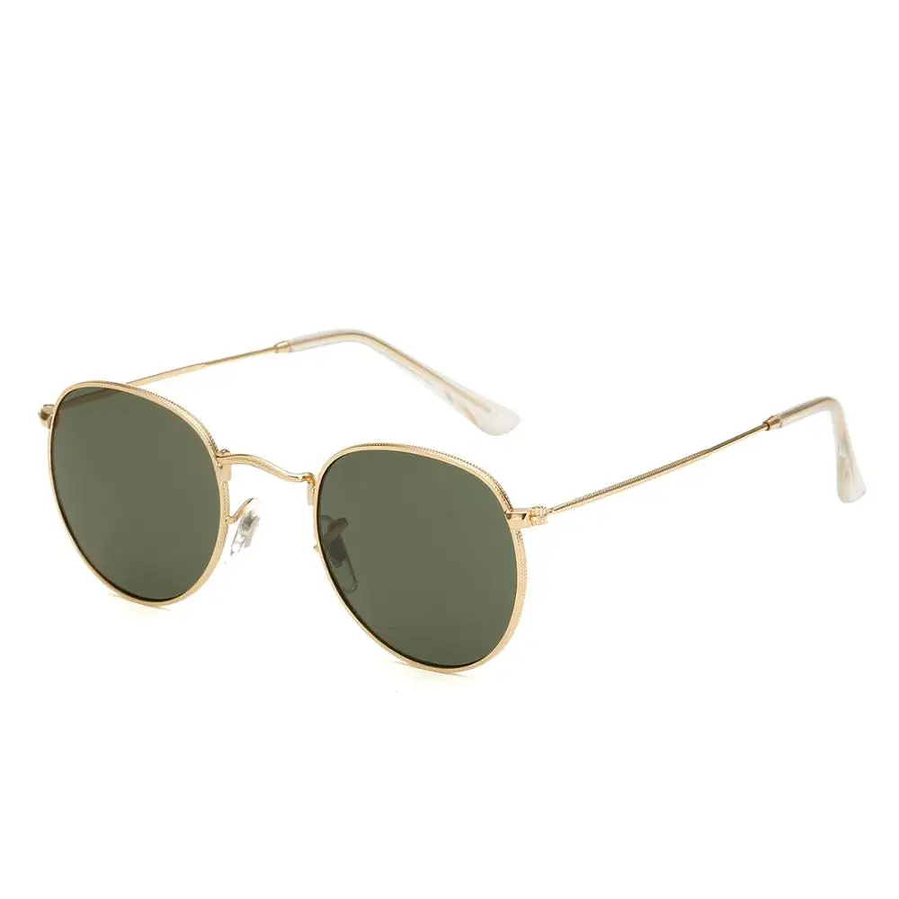 

202701 Superhot Eyewear Fashion Mirrored Sun glasses Classic Men Women Round Metal Sunglasses