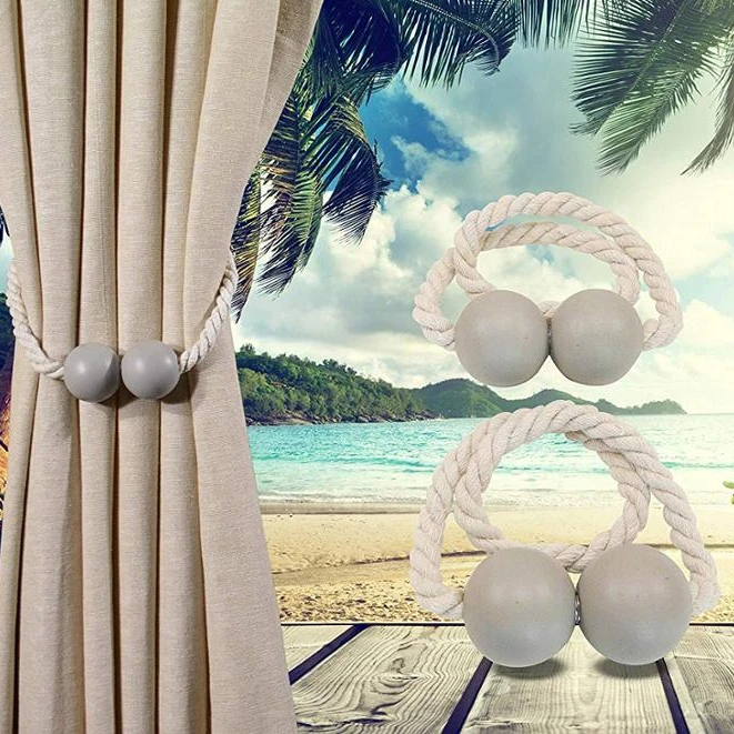 

High quality fancy cheap curtain tieback rope
