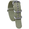 Factory Custom One Pieces Canvas Watch Straps Nato Zulu Canvas Watch Band Corn Holes